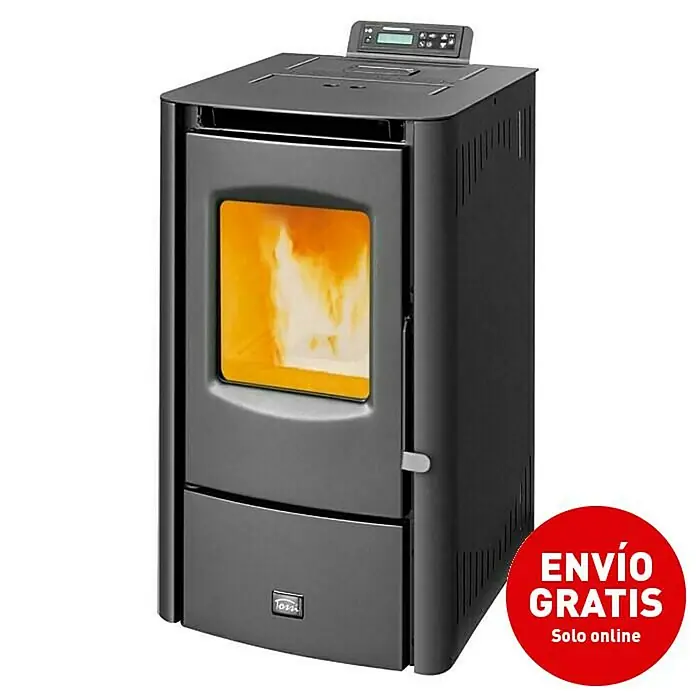 Tossi Estufa de pellets Aurea A7K - 7 kW, Gris - Imagen de campaña