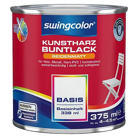 swingcolor Mix Buntlack Kunstharz für Außen