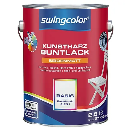 swingcolor Mix Buntlack Kunstharz für Außen
