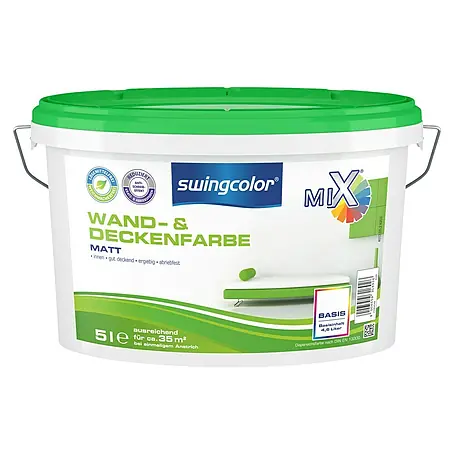 swingcolor Mix Wandfarbe Basis 4