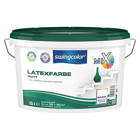 swingcolor Mix Latexfarbe Basis 4