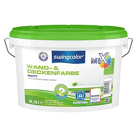swingcolor Mix Wandfarbe Basis 2