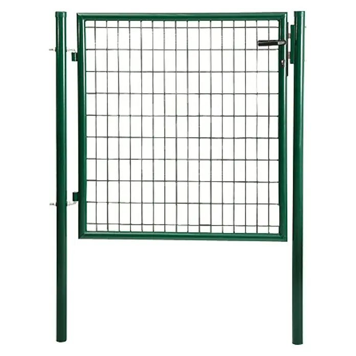 Puerta de valla Residencial - 100 x 100 cm, Verde, Metal