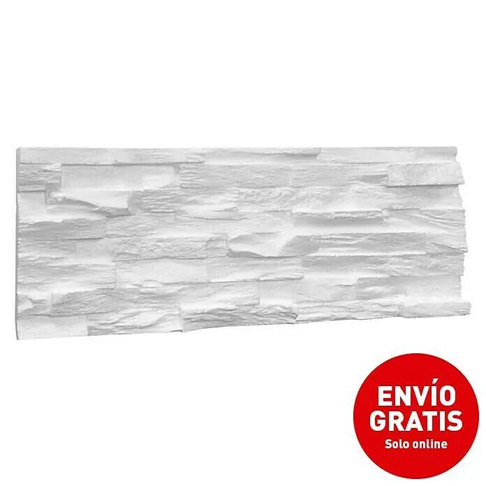 Revestimiento de pared Benevento - 19 x 57 cm, Blanco - Imagen de campaña