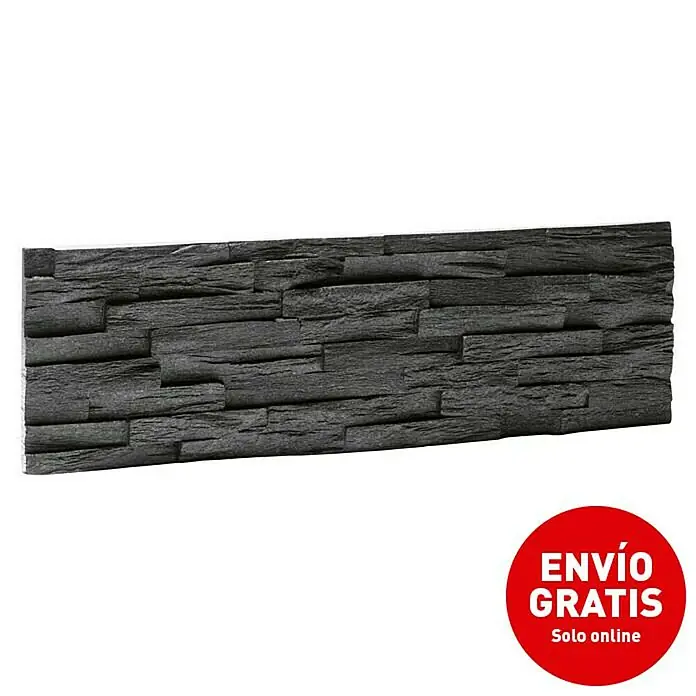 Revestimiento de pared Benevento - 19 x 57 cm, Negro - Imagen de campaña