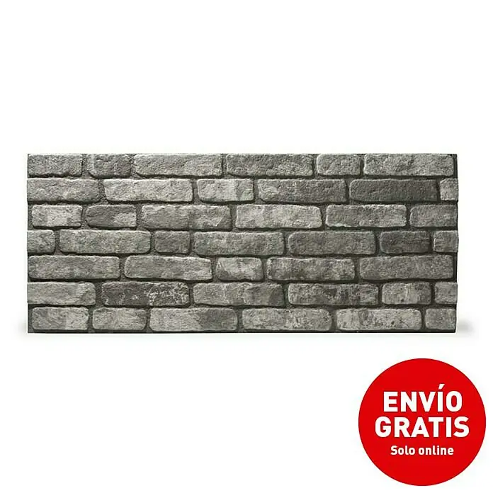 Revestimiento de pared Loft - 120 x 50 cm, Antracita - Imagen de campaña
