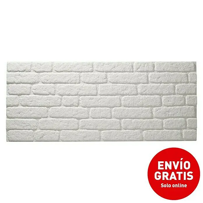 Revestimiento de pared Loft - 120 x 50 cm, Blanco - Imagen de campaña