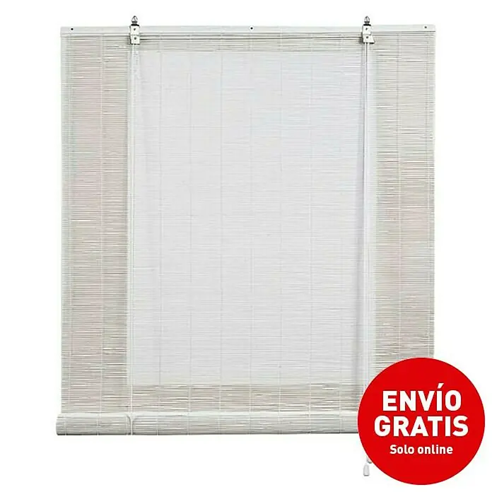 Estor enrollable Ocres - An x Al: 120 x 250 cm, Yeso - Imagen de campaña