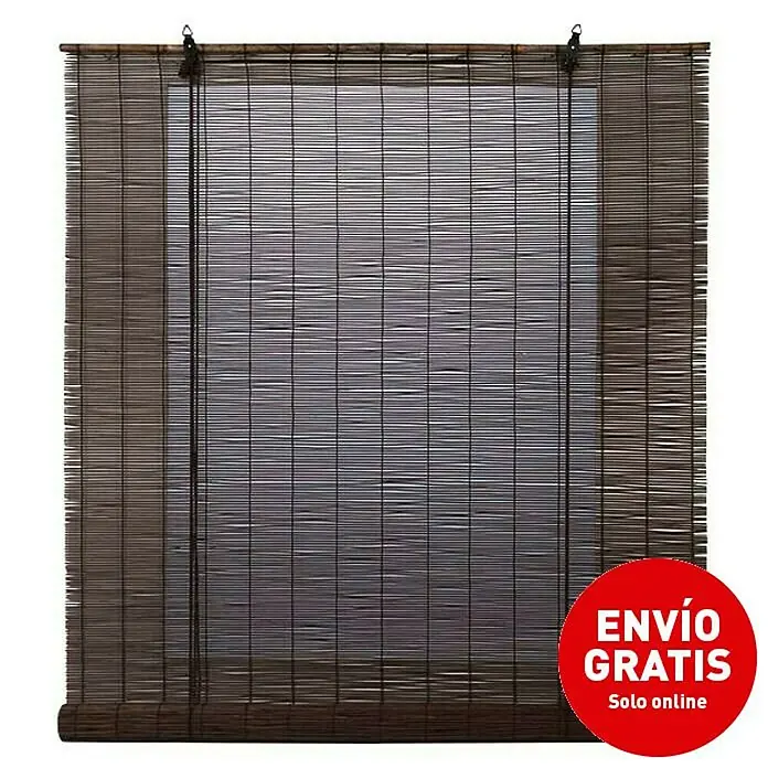 Estor enrollable Ocres - An x Al: 120 x 175 cm, Wengué - Imagen de campaña