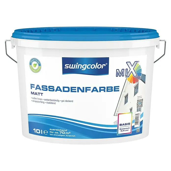 swingcolor Mix Fassadenfarbe - Basismischfarbe, 10 l, Matt - Vorderansicht