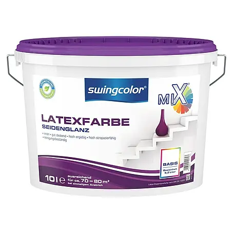 swingcolor Mix Latexfarbe Basis 4