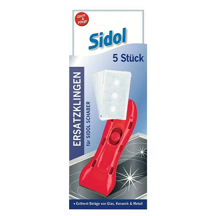 Sidol Ersatzklingen - Passend für: Sidol Schaber, 5 Stk.