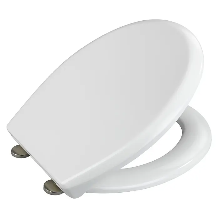 Camargue WC-Sitz Modena - Mit Absenkautomatik, Duroplast, Weiß - Diagonale Ansicht