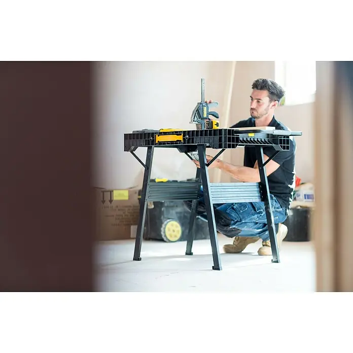 Stanley Sklopivi radni stol Fatmax - D x Š x V: 11 x 85 x 60,5 cm, Nosivost: 455 kg - Proizvod u upotrebi