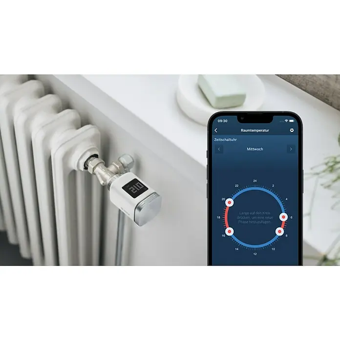 Bosch Smart Home Heizkörper-Thermostat - M30 x 1,5 mm - Anwendungsbeispiel