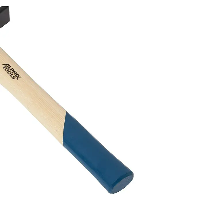 Alpha Tools Martillo de cerrajero - 500 g, Madera de fresno - Primer plano