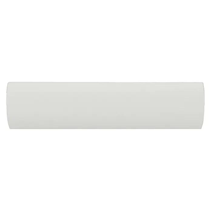 Briefplaat binnen met klep Luxe Structuur - Wit RAL 9003, Aluminium - Vooraanzicht
