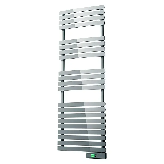 Rointe Radiador toallero eléctrico Delta - An x Al: 50 x 147,5 cm, 500 W, Cromo, Display LC