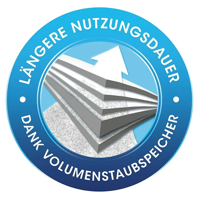 Swirl Staubsaugerbeutel S 67 EcoPor - 4 Stk., Passend für: Siemens Staubsauger, Bosch Staubsauger - Informationsansicht