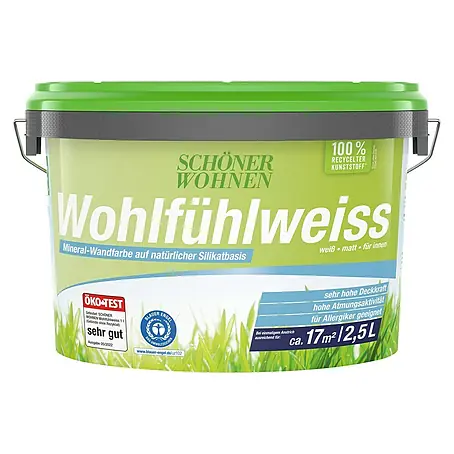 SCHÖNER WOHNEN-Farbe  Wandfarbe Wohlfühlweiß