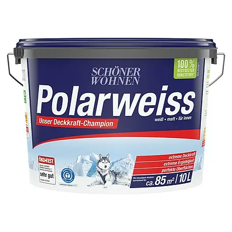 SCHÖNER WOHNEN-Farbe  Wandfarbe Polarweiß