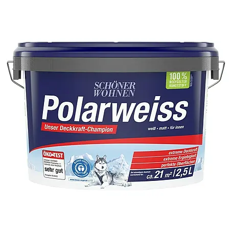 SCHÖNER WOHNEN-Farbe  Wandfarbe Polarweiß