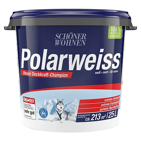 SCHÖNER WOHNEN-Farbe  Wandfarbe Polarweiß
