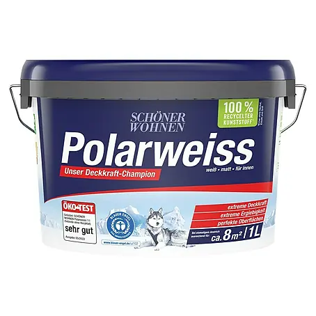 SCHÖNER WOHNEN-Farbe  Wandfarbe Polarweiß