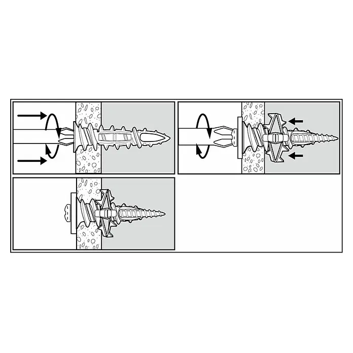 Cobra Set gips-kartonskih tipli - 4 mm, 36 kom. - Informacije o proizvodu