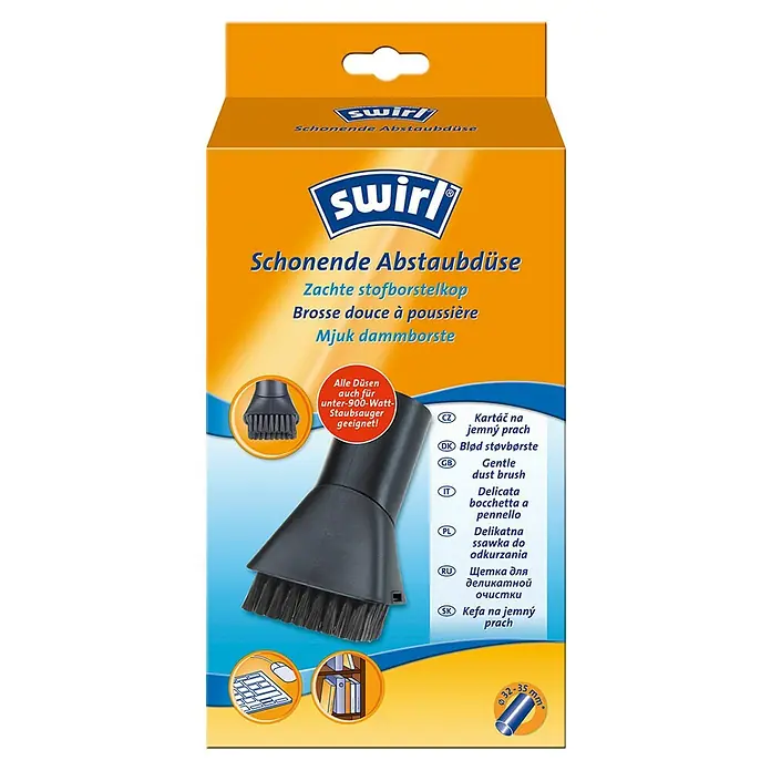 Swirl Staubsaugeraufsatz - Abstaubdüse, Passend für: Staubsaugerrohre mit Ø 32 - 35 mm - Vorderansicht
