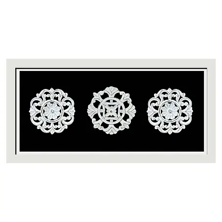 Cuadro de madera Mandala X3