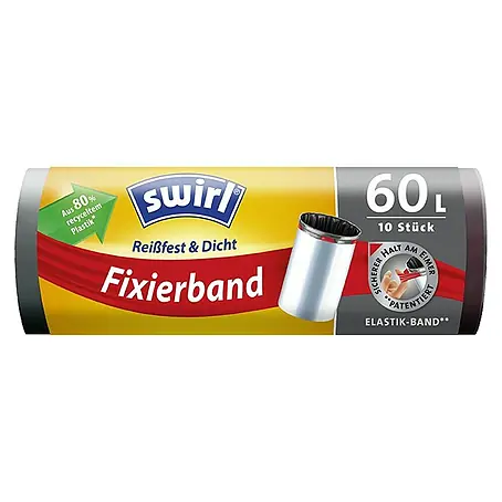 Swirl  Müllbeutel Fixierband