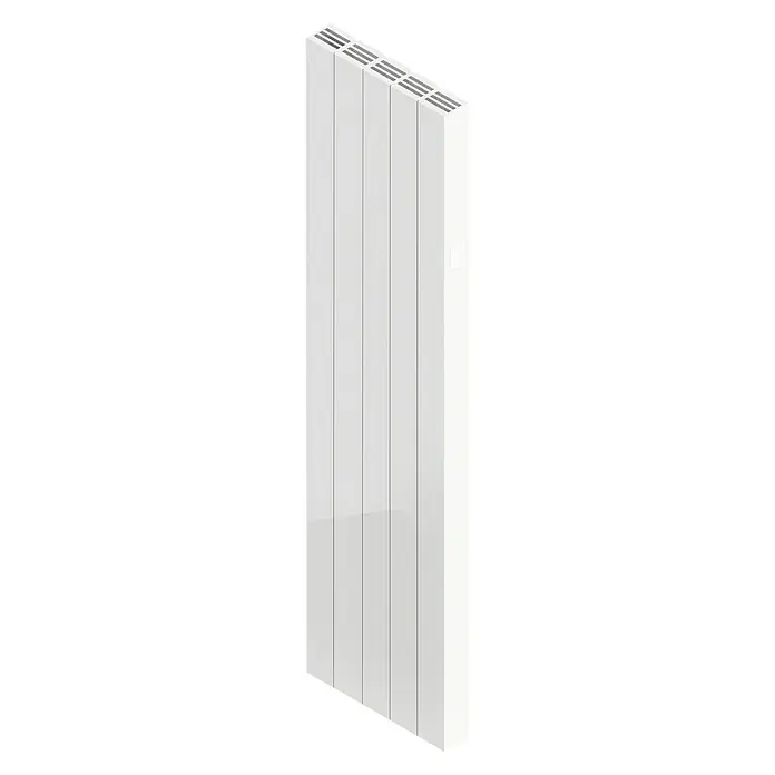 HJM Emisor térmico cerámico Vertical AVA - 1.500 W, Blanco, 7,5 x 42,1 x 150 cm - Vista angular