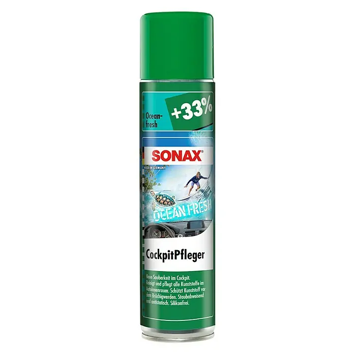 Sonax Cockpit-Spray Ocean-Fresh - Geeignet für: Cockpit, 400 ml - Vorderansicht