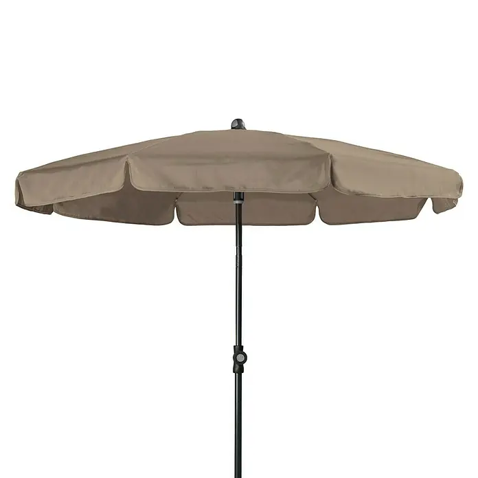 Doppler Sunline Sonnenschirm Neo - Greige, Ø x H: 150 x 230 cm - Vorderansicht