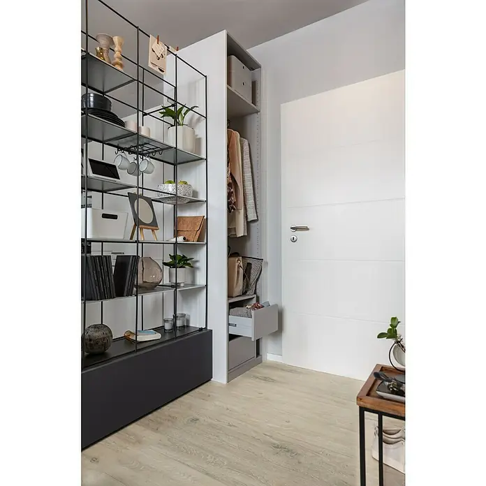 Kilsgaard Wohnungseingangstür Typ 57/14 SK1 KK2 - Klimaklasse II, DIN Anschlag: Rechts, 860 x 1.985 mm, Weiß - Stimmungsaufnahme