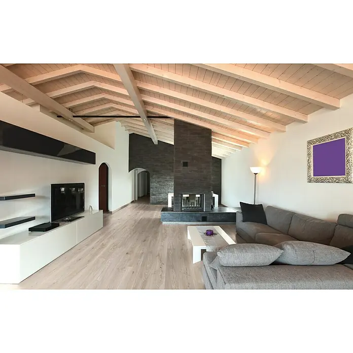 LOGOCLIC Vinto Laminat Skyscraper Oak - 2.000 x 192 x 10 mm, Rustikalni pod - Živopisni prikaz