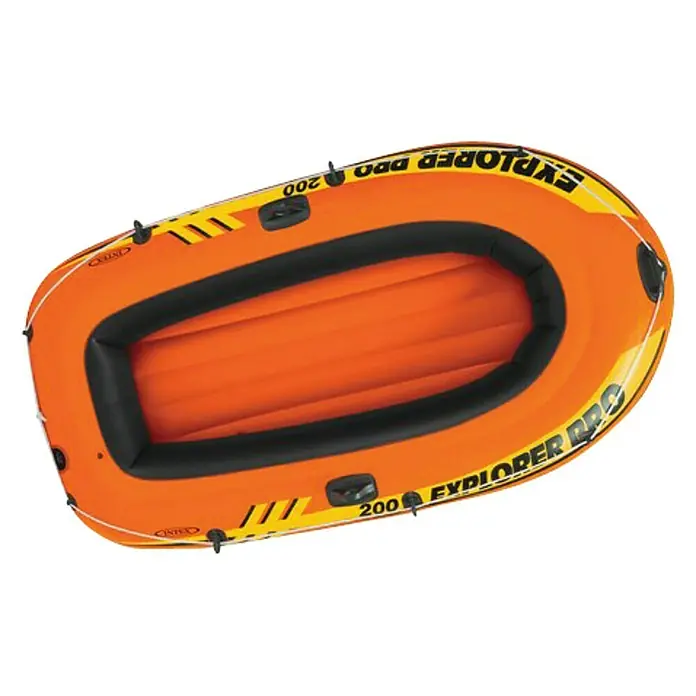 Intex Bote hinchable Explorer Pro 200 - L x An x Al: 196 x 102 x 33 cm, Apto para: 1+1 personas, Carga útil: 120 kg
