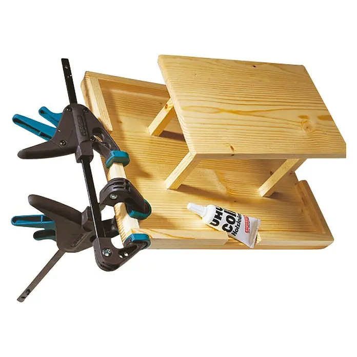 Wolfcraft Mini egykezes szorító EHZ - Fesztávolság: 110 mm, Terítési szélesség