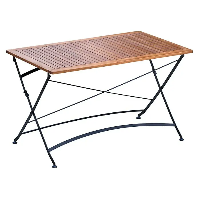 Sunfun Conjunto de muebles Moni - 5 piezas, Acacia, Natural - Vista frontal