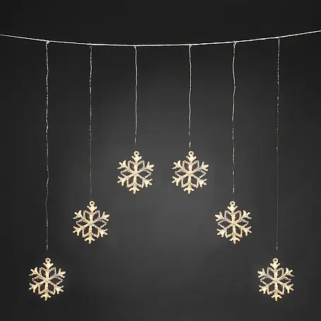 Konstsmide  Led-lichtgordijn Sneeuwvlok