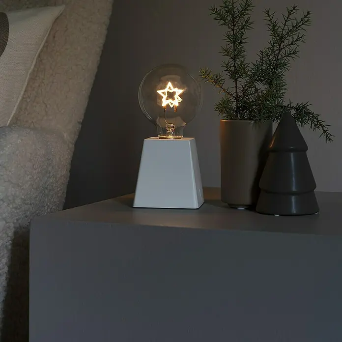 Konstsmide Led-kerstverlichting Ster - l x b x h: 8 x 8 x 17,5 cm - Sfeeropname