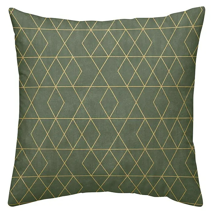 Cojín Colete 5 - Verde, 45 x 45 cm - Vista frontal