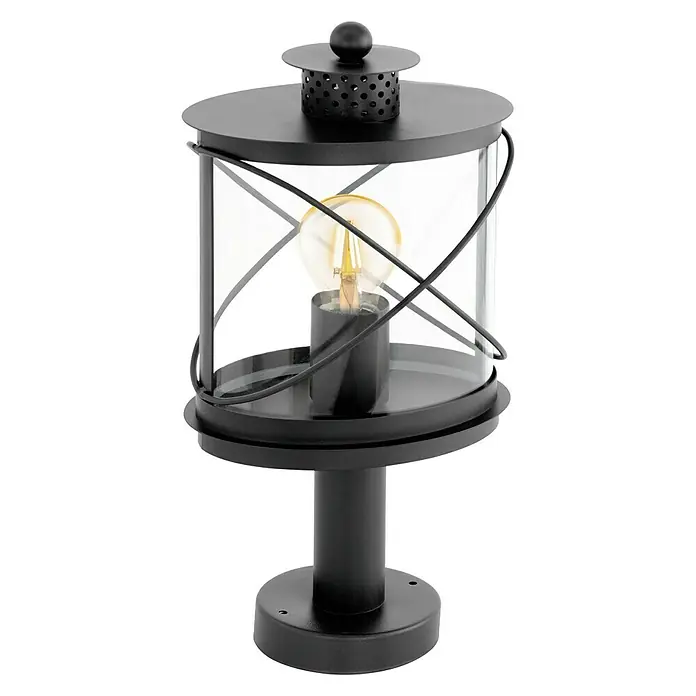 Eglo Sokkellamp voor paden Hilburn - 1 lamp, 60 W, Hoogte: 41 cm, Zwart