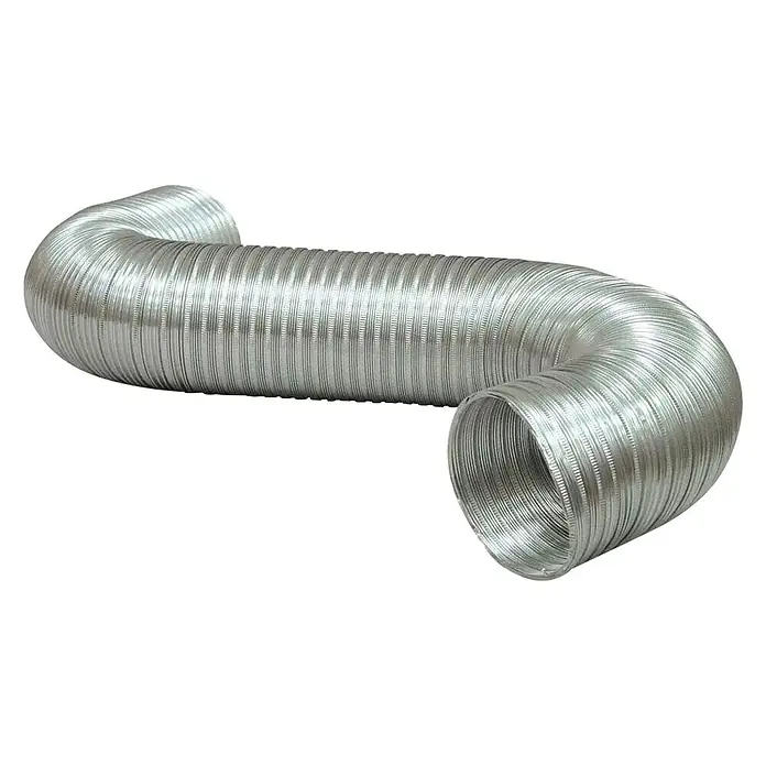 Vafra Fleksibilna cijev - Aluminij, Promjer: 80 mm - Dijagonalni pogled