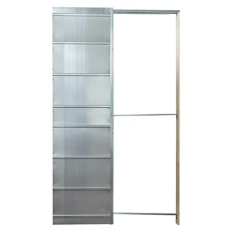 Estructura de puerta corredera para pared de placa de yeso laminado