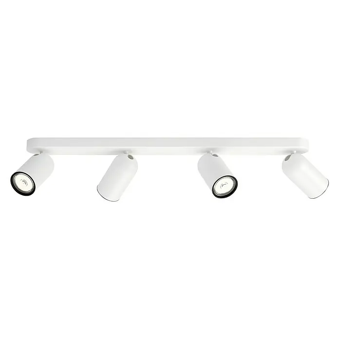 Philips Regleta Pongee - 5,5 W, L x An x Al: 8,2 x 62,8 x 12,2 cm, Blanco, GU10