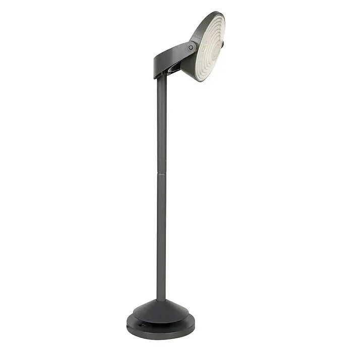Lutec Sobremuro solar LED Stack de Sun Connec - Gris, Altura: 45 cm