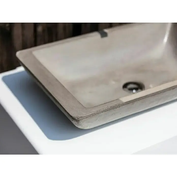 Cipì Umivaonik Beton Comodo - Š x D: 34 x 59 cm, Sive boje - Živopisni prikaz