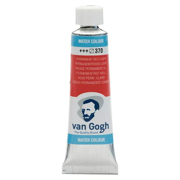 Talens Van Gogh Acuarela - Rojo permanente claro, 10 ml, Tubo